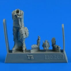 Figurine USAF WWII Pilot Avec Parachute