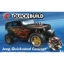 Airfix Jeep Quicksand Concept QUICK BUILD Blue (No Glue Or Paint Required) NEW TOOL In 2022Due May 2022