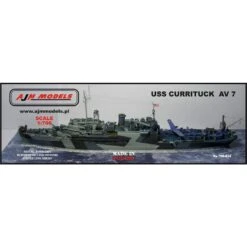 Maquette Bateau USS Currituck - AV - 7 Tender Hydravions