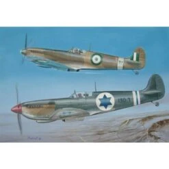 Maquette Avion Supermarine Spitfire Mk.IXc Duel - Israel, Egypte, Double Kit 2 En 1.