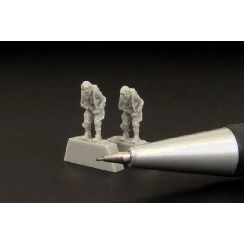 Figurine Luftwaffe Pilots Standing WWII X 2 German Pilots 3 Figurine Luftwaffe Pilots Standing WWII X 2 German Pilots