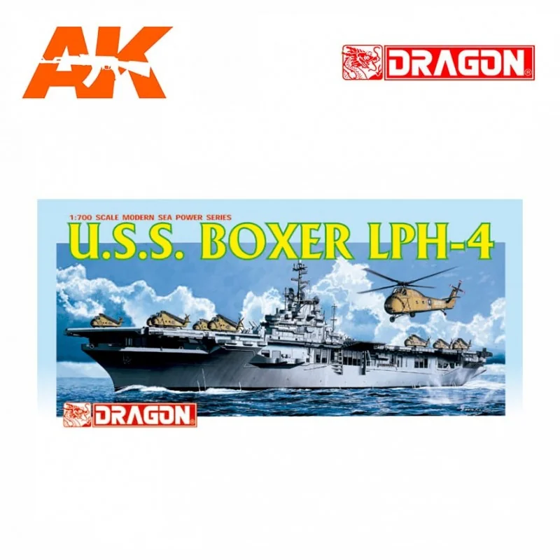 Dragon Maquette Bateau 1/700 USS Boxer LPH-4 3 Dragon Maquette Bateau 1/700 USS Boxer LPH-4