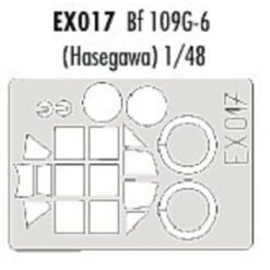 Eduard Messerschmitt Bf 109G-6 - Verrière Et Roues (pour Maquettes Hasegawa) (fait à Partir De Bande Jaune De Kabuki Japonais)