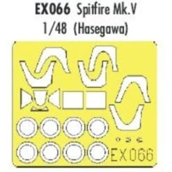 Eduard Supermarine Spitfire Mk. V (pour Maquettes Hasegawa) (fait à Partir De Bande Jaune De Kabuki Japonais)