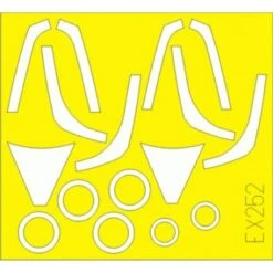 Eduard Lockheed Martin F-16C Block 25 Fighting Falcon (pour Maquettes Tamiya) (fait à Partir De Bande Jaune De Kabuki Japonais)