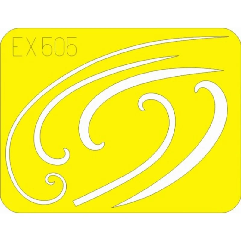 Eduard Spirales De Nez De Focke Wulf Fw 190A/F (fait à Partir De Bande Jaune De Kabuki Japonais) 3 Eduard Spirales De Nez De Focke Wulf Fw 190A/F (fait à Partir De Bande Jaune De Kabuki Japonais)