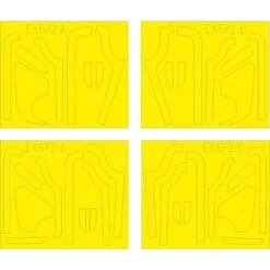 Eduard Panneaux Anti-éblouissants Boeing B-17G Flying Fortress (production VE) (conçus Pour être Utilisés Avec Les Kits Revell Et Monog