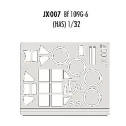 Eduard Messerschmitt Bf 109G-6 (pour Maquettes Hasegawa) (fait à Partir De Bande Jaune De Kabuki Japonais)
