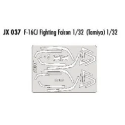 Eduard Lockheed Martin F-16CJ Fighting Falcon (pour Maquettes Tamiya) (fait à Partir De Bande Jaune De Kabuki Japonais)