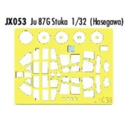 Eduard Junkers Ju 87G Stuka (pour Maquettes Hasegawa) (fait à Partir De Bande Jaune De Kabuki Japonais)
