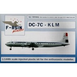 Maquette Avion Douglas DC-7. Décalques KLM