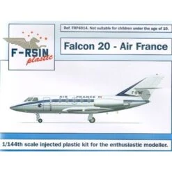 Maquette Avion Dassault Falcon 20. Décalques Air France