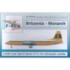 Maquette Avion Bristol Britannia - Monarch -Modèles Jouets Magasin f rsin frp4040 bristol britannia monarch