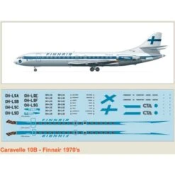 Maquette Avion Caravelle 10B Finnair 70