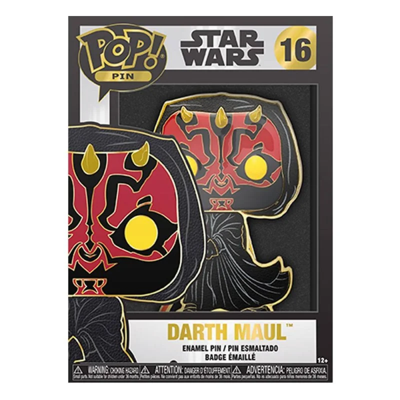 FUNKO Star Wars POP! Pin Pin's émaillé Darth Maul 10 Cm 5 FUNKO Star Wars POP! Pin Pin's émaillé Darth Maul 10 Cm – Image 3