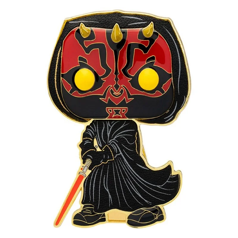 FUNKO Star Wars POP! Pin Pin's émaillé Darth Maul 10 Cm 3 FUNKO Star Wars POP! Pin Pin's émaillé Darth Maul 10 Cm