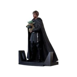 Gentle Giant Figurine SW Star Wars Mandalorian Premier Collection Luke Skywalker & Grogu 25cm