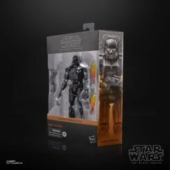 Hasbro Figurine Articulée Star Wars: The Mandalorian Black Series Figurine Deluxe 2022 Dark Trooper 15 Cm -Modèles Jouets Magasin hasbro hasf4066 star wars the mandalorian black series figurine delux 2
