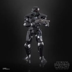 Hasbro Figurine Articulée Star Wars: The Mandalorian Black Series Figurine Deluxe 2022 Dark Trooper 15 Cm -Modèles Jouets Magasin hasbro hasf4066 star wars the mandalorian black series figurine delux 9