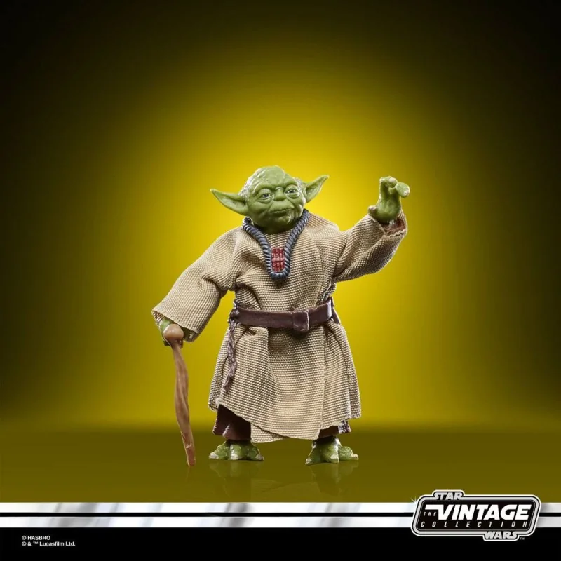 Hasbro Figurine Articulée Star Wars Episode V Vintage Collection Figurine 2022 Yoda (Dagobah) 10 Cm 6 Hasbro Figurine Articulée Star Wars Episode V Vintage Collection Figurine 2022 Yoda (Dagobah) 10 Cm – Image 4