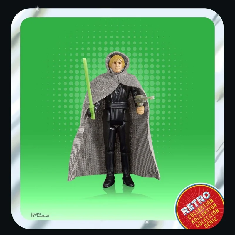 Hasbro Figurine Articulée Star Wars Episode VI Retro Collection Figurine Luke Skywalker (Jedi Knight) 10 Cm 6 Hasbro Figurine Articulée Star Wars Episode VI Retro Collection Figurine Luke Skywalker (Jedi Knight) 10 Cm – Image 4