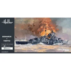 Heller Maquette Bateau TWINSET Bismarck + Tirpitz -Modèles Jouets Magasin heller 1000850780 twinset bismarck tirpitz 2