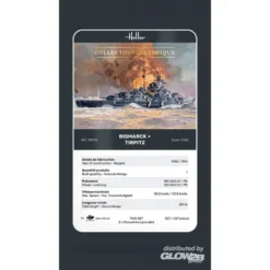 Heller Maquette Bateau TWINSET Bismarck + Tirpitz -Modèles Jouets Magasin heller 1000850780 twinset bismarck tirpitz 5