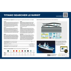 Heller Maquette Bateau STARTER KIT (Kit De Démarrage) Titanic Searcher Le Suroit -Modèles Jouets Magasin heller he80615 starter kit kit de demarrage titanic searcher le suro 3
