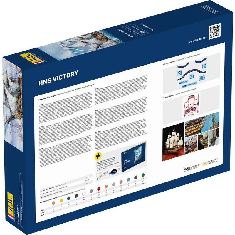 Heller Maquette Bateau 1:100 HMS Victory 13 Heller Maquette Bateau 1:100 HMS Victory – Image 11
