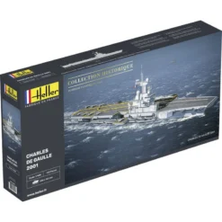 Heller Maquette Bateau 1:400 Porte-avions Charles De Gaulle