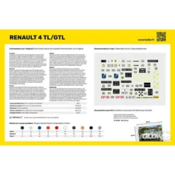 Heller Maquette STARTER KIT (Kit De Démarrage) Renault 4l -Modèles Jouets Magasin heller hell56759 starter kit kit de demarrage renault 4l 4