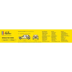 Heller Maquette Renault R5 Turbo 1/24 -Modèles Jouets Magasin heller hell80717 renault r5 turbo 1 24 4