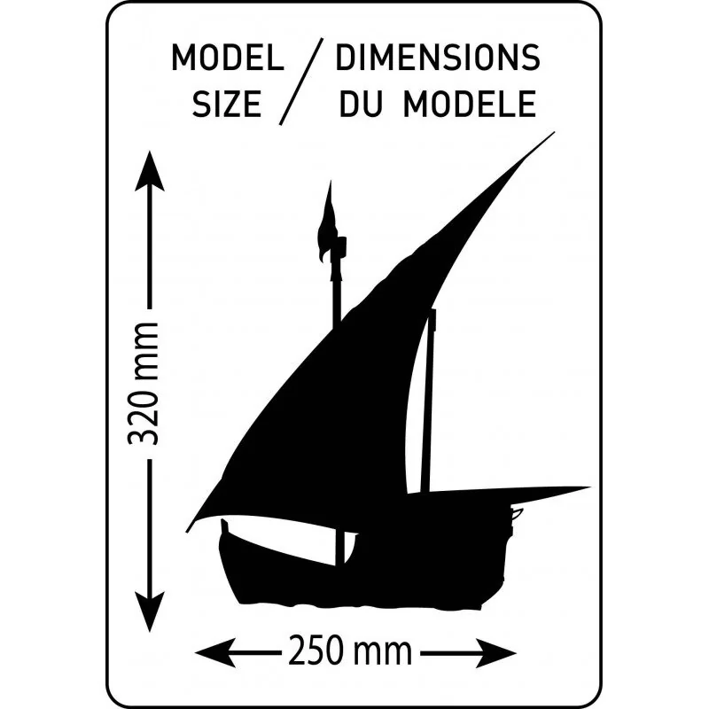 Heller Maquette Bateau La Nina 1/75 5 Heller Maquette Bateau La Nina 1/75 – Image 3