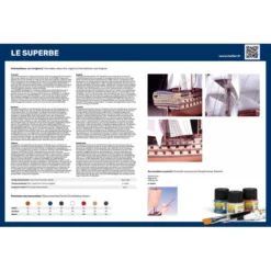 Heller Maquette Bateau Le Superbe 1/150 -Modèles Jouets Magasin heller hell80895 le superbe 1 150 6