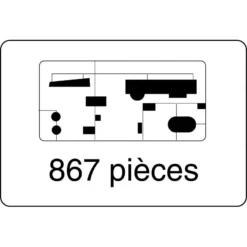 Heller Maquette Bateau Le Superbe 1/150 -Modèles Jouets Magasin heller hell80895 le superbe 1 150 7