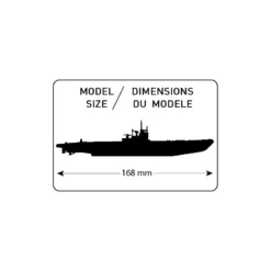 Heller Maquette Bateau U-Boot 1/400 -Modèles Jouets Magasin heller hell81002 u boot 1 400 3