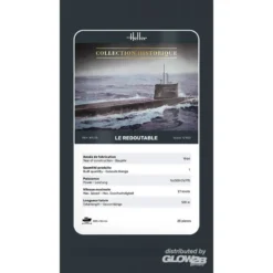 Heller Maquette Bateau Le Redoutable 1/400 -Modèles Jouets Magasin heller hell81075 le redoutable 1 400 5
