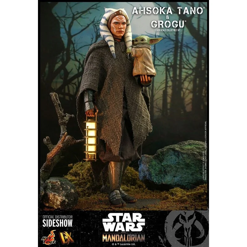 Hot Toys Figurine Articulée Star Wars The Mandalorian Pack 2 Figurines 1/6 Ahsoka Tano & Grogu 29 Cm 6 Hot Toys Figurine Articulée Star Wars The Mandalorian Pack 2 Figurines 1/6 Ahsoka Tano & Grogu 29 Cm – Image 4
