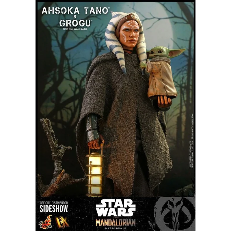Hot Toys Figurine Articulée Star Wars The Mandalorian Pack 2 Figurines 1/6 Ahsoka Tano & Grogu 29 Cm 7 Hot Toys Figurine Articulée Star Wars The Mandalorian Pack 2 Figurines 1/6 Ahsoka Tano & Grogu 29 Cm – Image 5