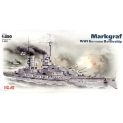 ICM Maquette Bateau Margraf : Cuirassé Allemand De La 1ère GM
