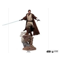 Star Wars Statuette 1/10 Deluxe BDS Art Scale Obi-Wan Kenobi 28 Cm -Modèles Jouets Magasin iron studios is12807 star wars statuette 1 10 deluxe bds art scale obi 5