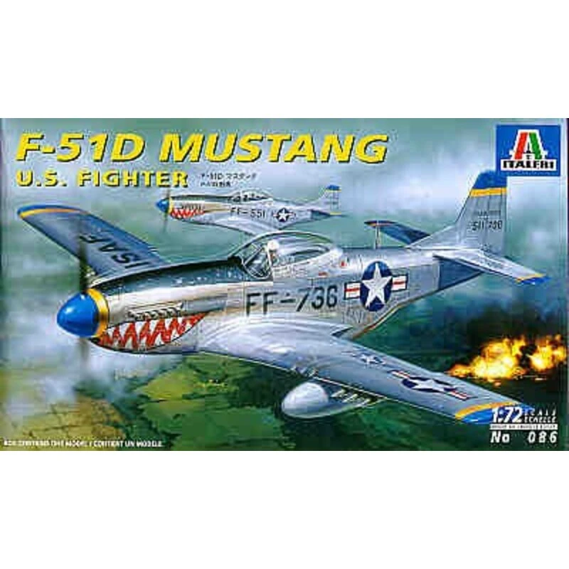 Italeri North American P-51D Mustang. Décalques : 65th Sqn RAF 1945 USAF Corée 1950 NZAF 1953. 3 Italeri North American P-51D Mustang. Décalques : 65th Sqn RAF 1945 USAF Corée 1950 NZAF 1953.