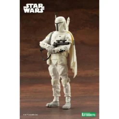 Kotobukiya Star Wars Statuette PVC ARTFX+ 1/10 Boba Fett White Armor Ver. 18 Cm -Modèles Jouets Magasin kotobukiya ktosw197 star wars statuette pvc artfx 1 10 boba fett whit 2
