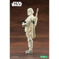 Kotobukiya Star Wars Statuette PVC ARTFX+ 1/10 Boba Fett White Armor Ver. 18 Cm -Modèles Jouets Magasin kotobukiya ktosw197 star wars statuette pvc artfx 1 10 boba fett whit 3