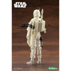 Kotobukiya Star Wars Statuette PVC ARTFX+ 1/10 Boba Fett White Armor Ver. 18 Cm -Modèles Jouets Magasin kotobukiya ktosw197 star wars statuette pvc artfx 1 10 boba fett whit 4