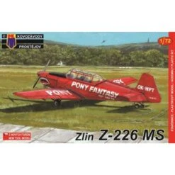Maquette Avion Z-226MS Zlin Trener