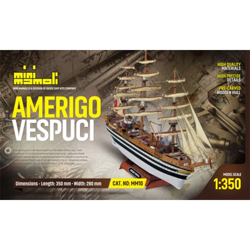 Maquette Bateau Amerigo Vespucci 5 Maquette Bateau Amerigo Vespucci – Image 3