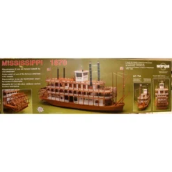 Maquette Bateau Mississippi -Modèles Jouets Magasin mantua s068734 mississippi 1 18
