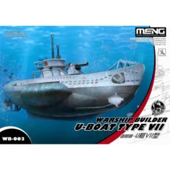 Maquette Bateau MENG MODEL: Warship Builder - U-Boat Type VII (CARTOON MODEL)