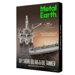 Metal Earth Maquette Métal Boîte Cadeau Plate-Forme Pétro -Modèles Jouets Magasin metal earth 5060378 boite cadeau plate forme petro 2